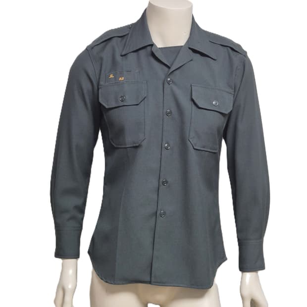 육군 구형 정복 전투복 긴팔 카라티 셔츠 남방 (S)