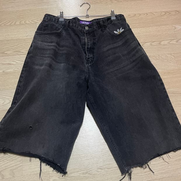 라브로스 워싱 배기진 커팅 쇼츠 xl 