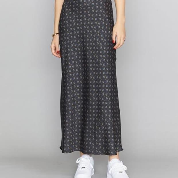 BEAUTY & YOUTH Flower Long Skirt S