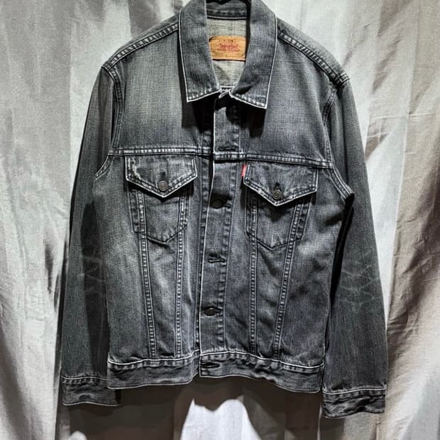 리바이스 흑청 트러커 m