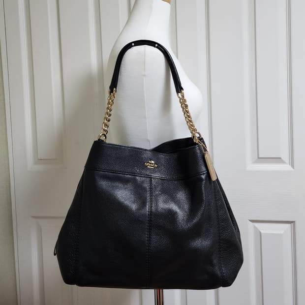 상태굿굿) 코치 체인 숄더백