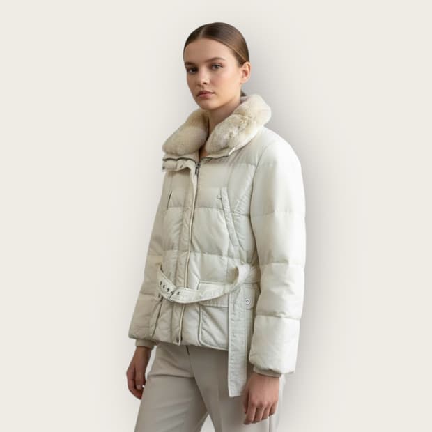 IT38/ 막스마라 다운 퍼 벨티드 패딩점퍼