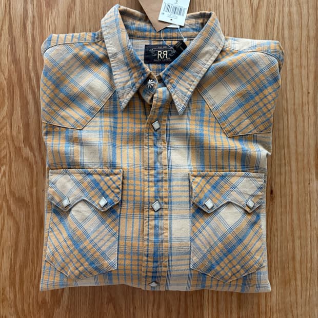 더블알엘 플래드웨스턴셔츠 L 새상품