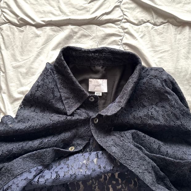 유스 시스루 셔츠