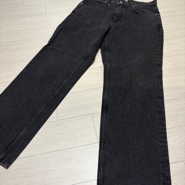 아영상사 와이드 데님 흑청 팬츠 L사이즈(32-33인치)