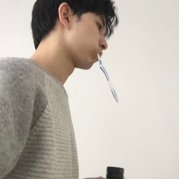 니틀리 울 코튼 스트라이프 니트