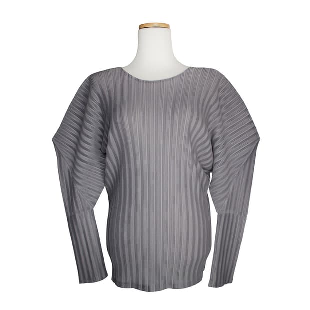 이세이미야케 플리츠플리즈 그레이 긴팔 상의 (3)