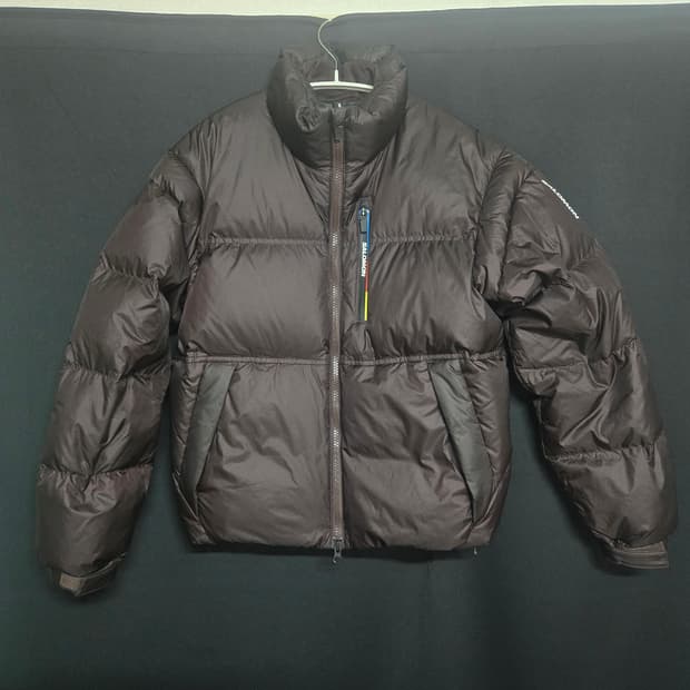 살로몬 컨투어 크롭 다운 자켓 초콜렛(XS사이즈)