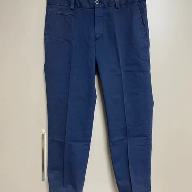 GTA 남성 네이비 슬림핏 치노 면바지 46