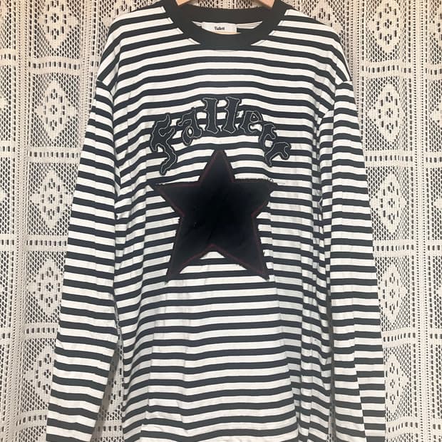 Fallet 락스타 스트라이프 티셔츠 rock star t-shirt