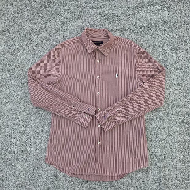 [M] 질스튜어트 모던핏 스트라이프 셔츠 남방 0119J