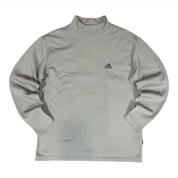 바배) 아디다스 그레이 터틀넥 롱슬리브