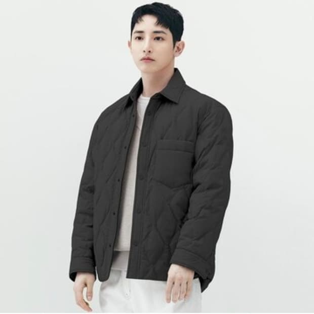 파렌하이트 오리털 퀼팅 경량패딩 남자105~110