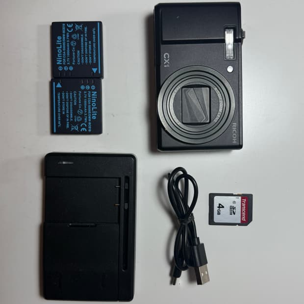 Ricoh cx1 디지털 카메라 블랙