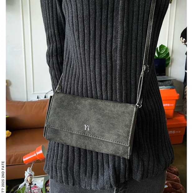 Y's by Yohji Yamamoto Leather Cross Bag