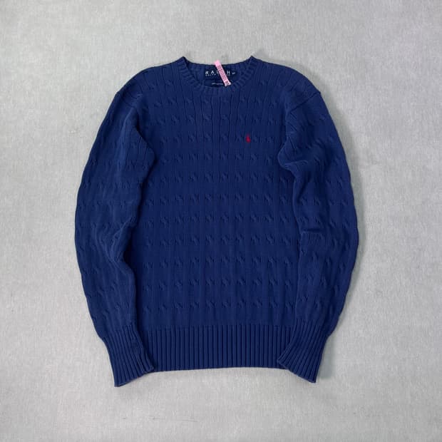 95 폴로랄프로렌 90s 일경물산 꽈배기 니트