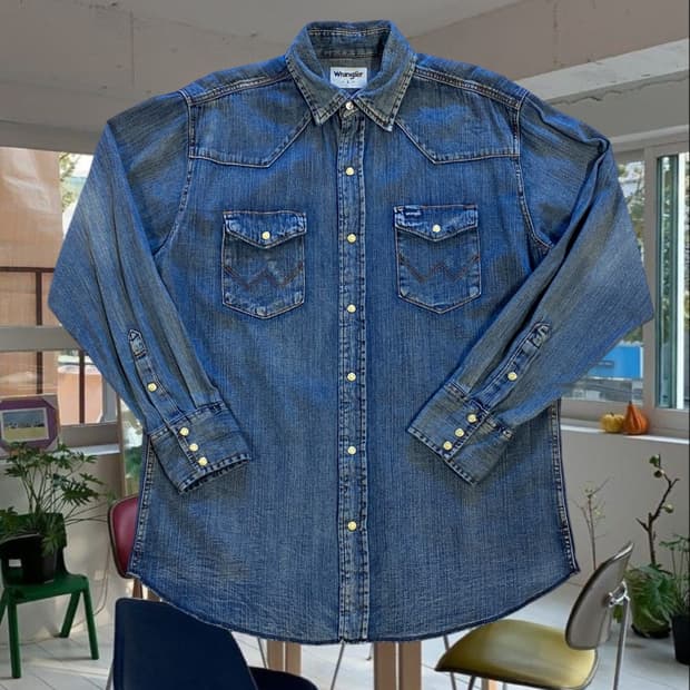 랭글러 데님 셔츠 (Man XL)
