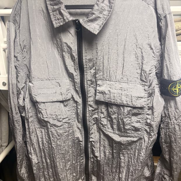 스톤아일랜드 나일론 메탈오버셔츠