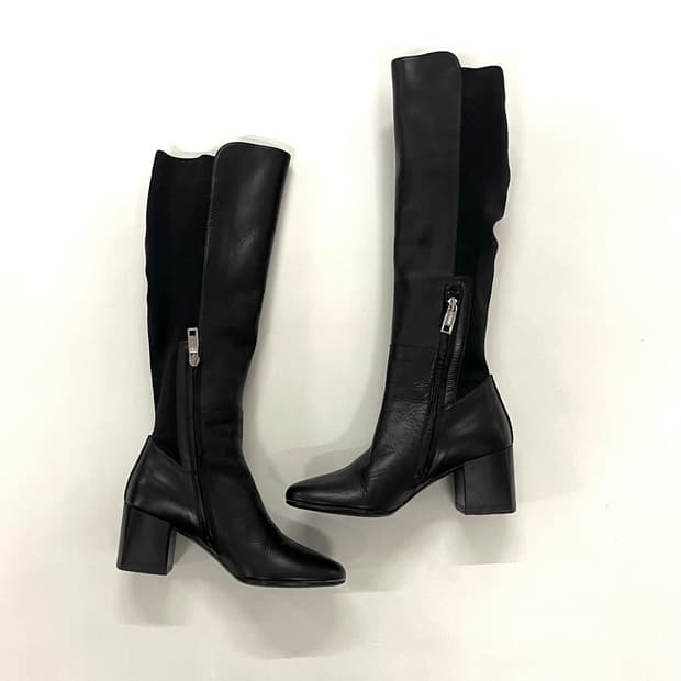 막스마라 스포츠 맥스 레더 니트 부츠