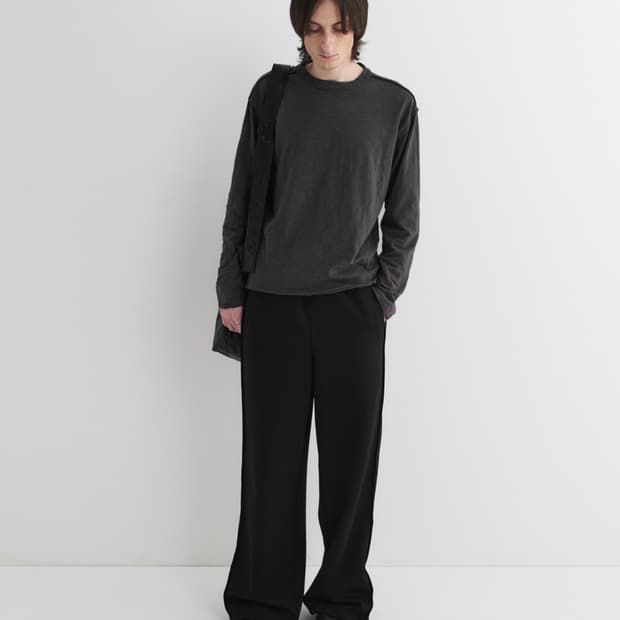 파브레가 하카마 라인 트랙 팬츠 (블랙) [3]