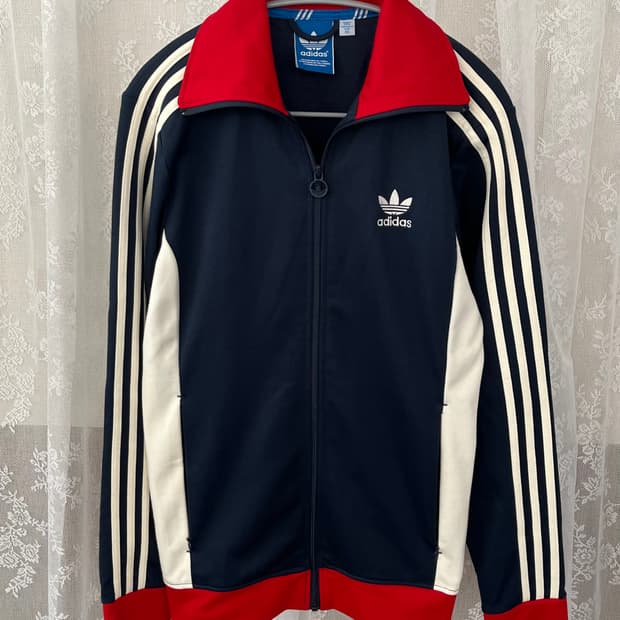 95) 아디다스 유로파 TT 트랙탑 져지 네이비 레드