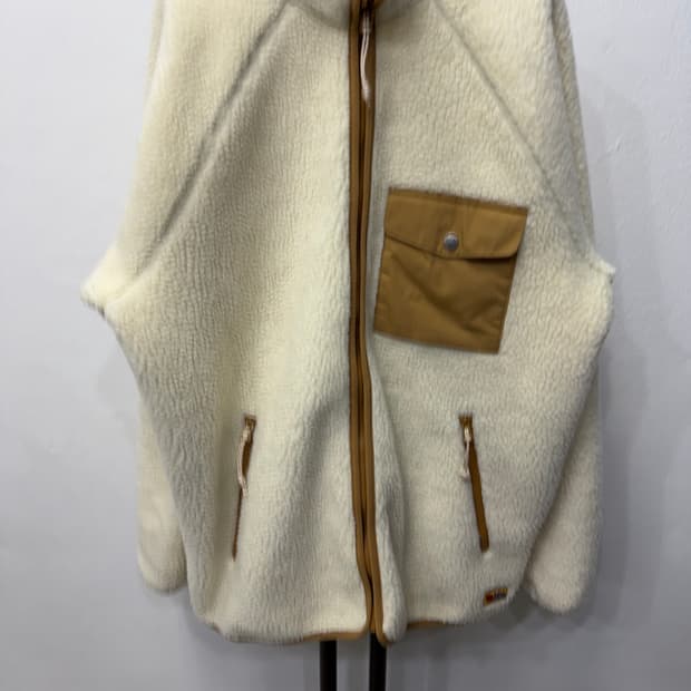 정품) 피엘라벤 남성 뽀글이 플리스 자켓 L