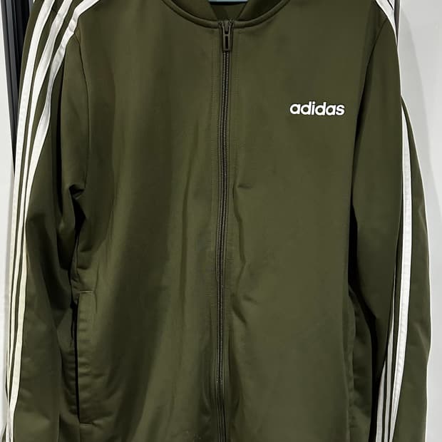 아디다스 삼선 트랙 집업 져지 XXL