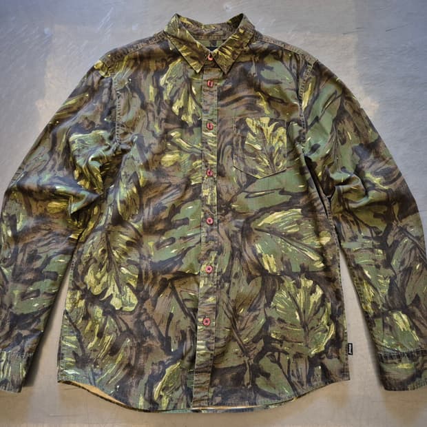 스투시 리프카모 셔츠