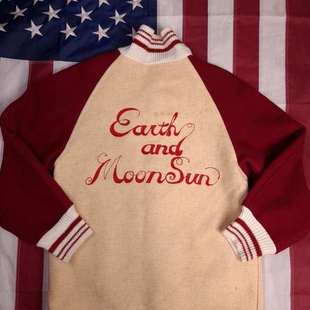 오리지날 미국제조 Zoom 체인 스티치 바시티 자켓