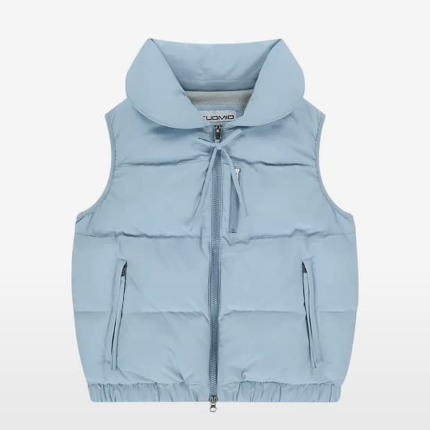 뚜오미오 STRAP PUFFER VEST 