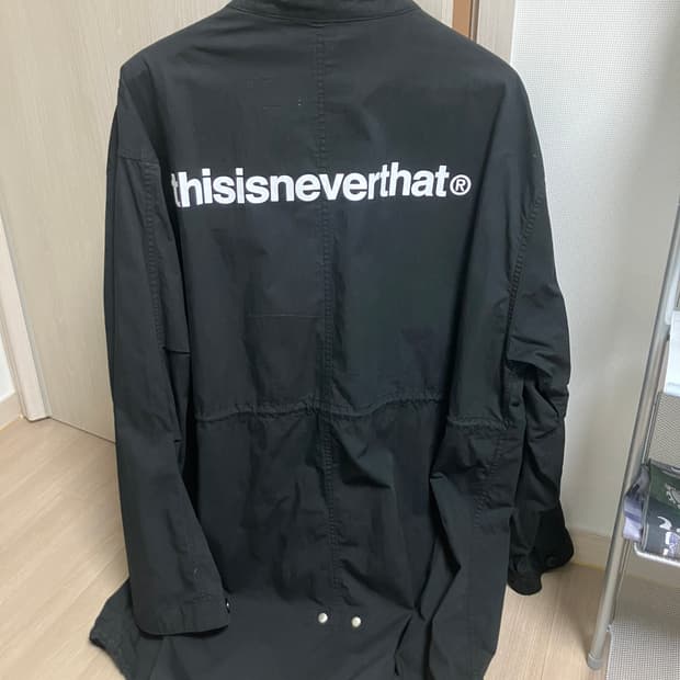 (L) 디스이즈네버댓 야상 개파카 피쉬테일 m51 블랙