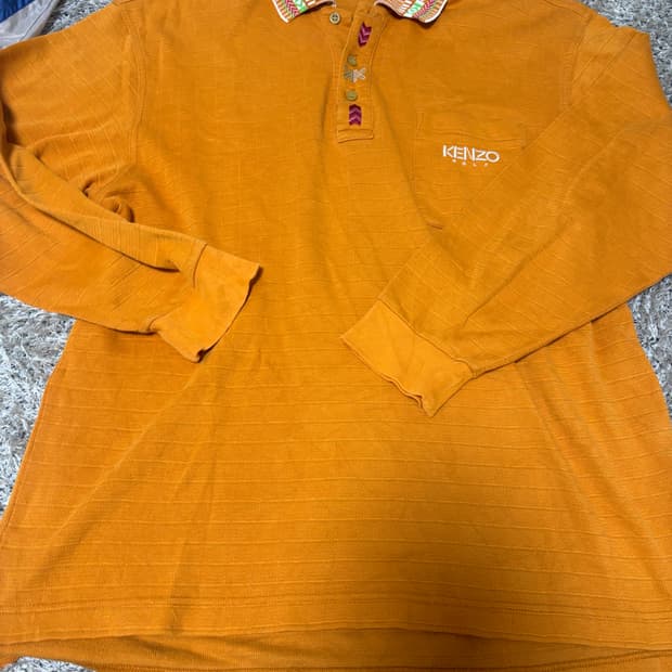 일제 KENZO GOLF 긴팔 카라티 사이즈 100-105