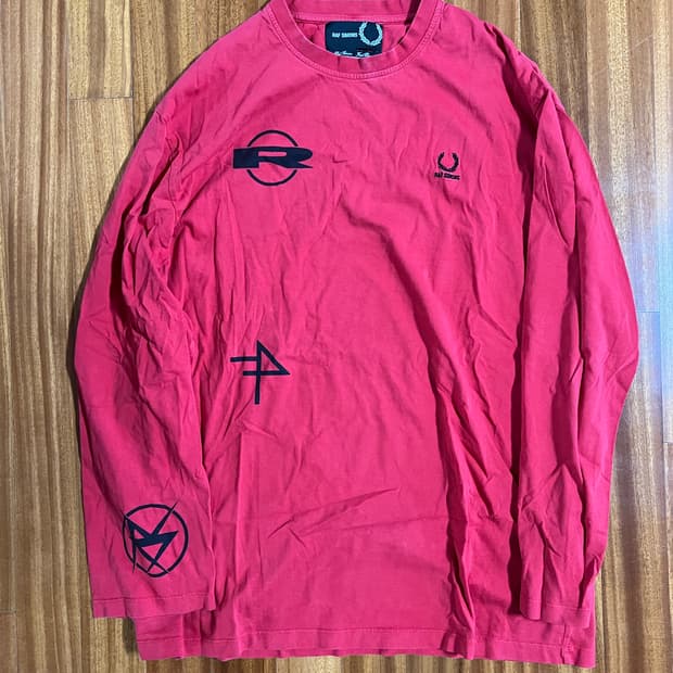 라프시몬스 프레드 페리 롱슬리브