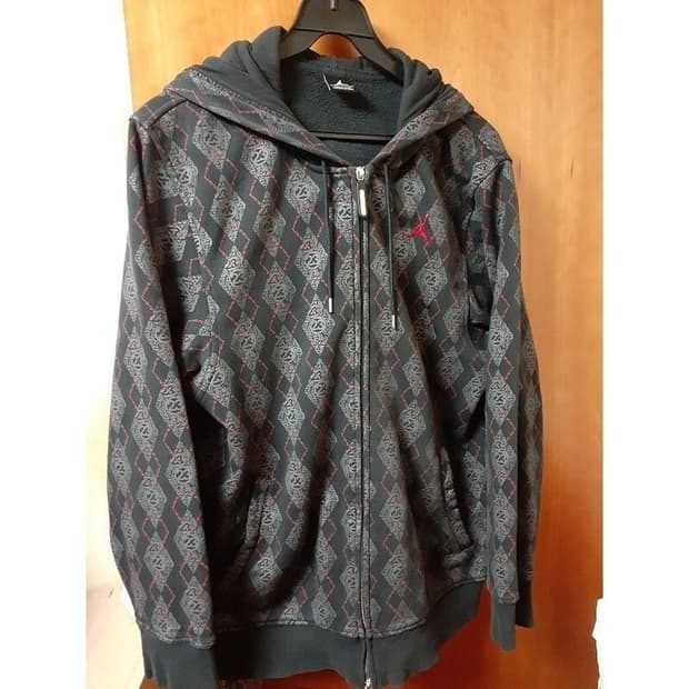 나이키 조던 AIR JORDAN 아가일 후드집업 