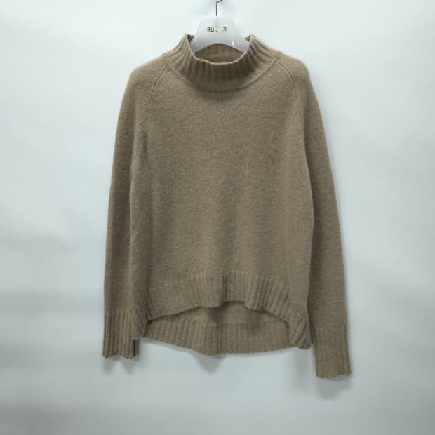 캐시미어 100% 언발 하프터틀니트 ( 66~66반)