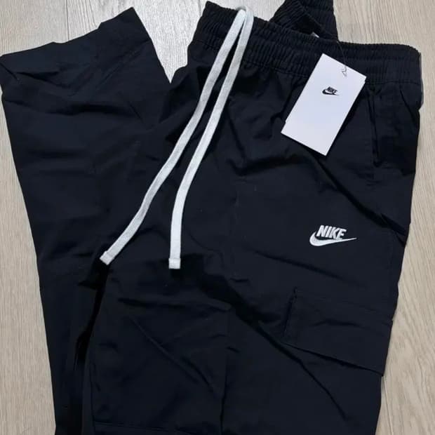 나이키 클럽 우븐 카고팬츠 블랙 L사이즈 DX0614-010