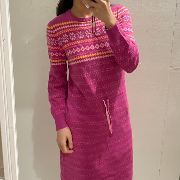 L.L. BEAN fair isle knit onepiece ❄️🧶✨