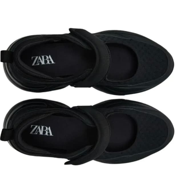 자라 zara 스포츠 발레리나 플랫 슈즈