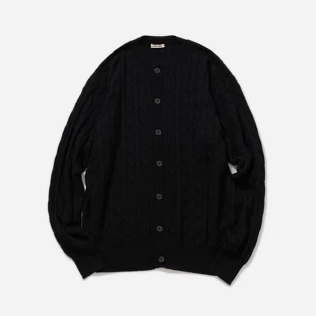 [4] 오라리 슈퍼파인 캐시미어 실크 케이블 가디건