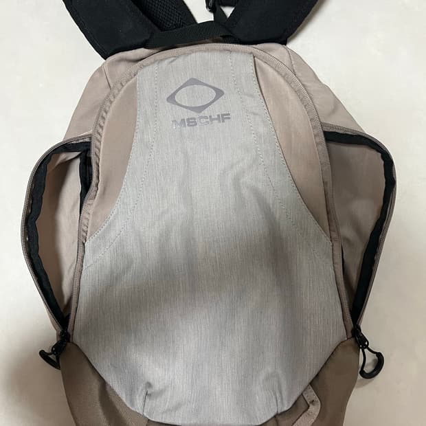 미스치프 백팩 핑크 그레이