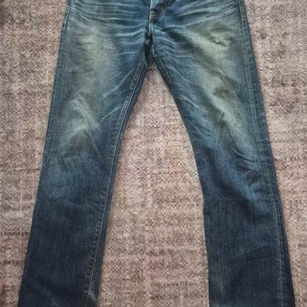 Back number백넘버 워싱 데님팬츠 30