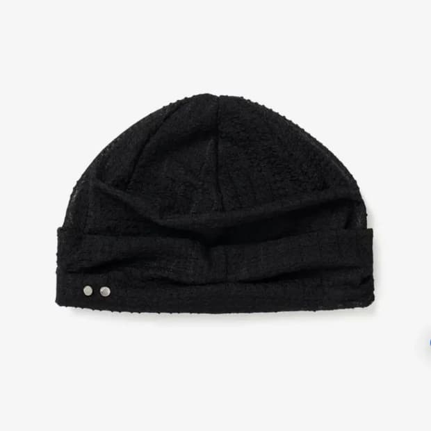 밀로우먼 심볼 레이스 비니 블랙