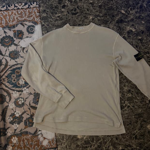 L) 03aw Stone Island knit