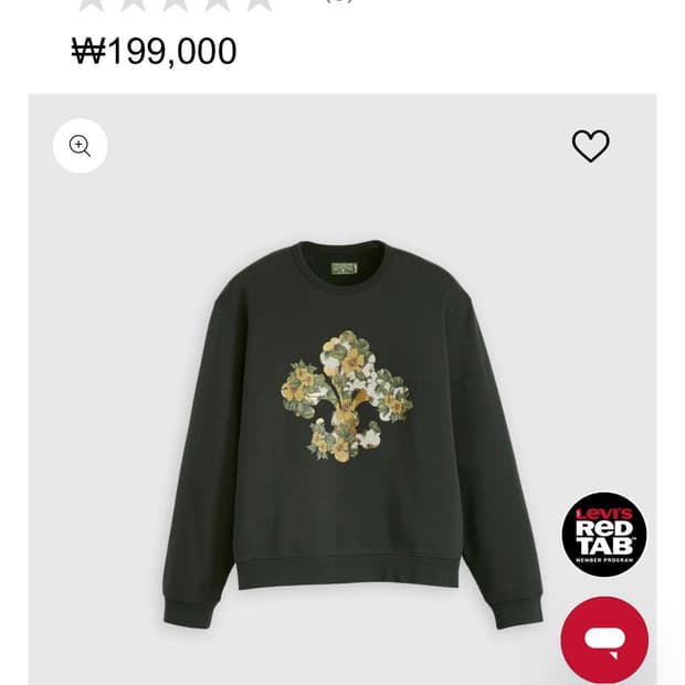 리바이스 데님티어스 크루넥