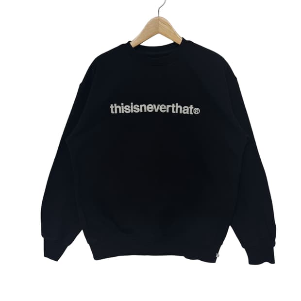 디스이즈네버댓 자수로고 맨투맨