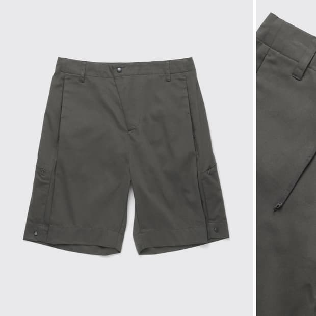 해칭룸 플리츠 쇼츠 버뮤다 4사이즈