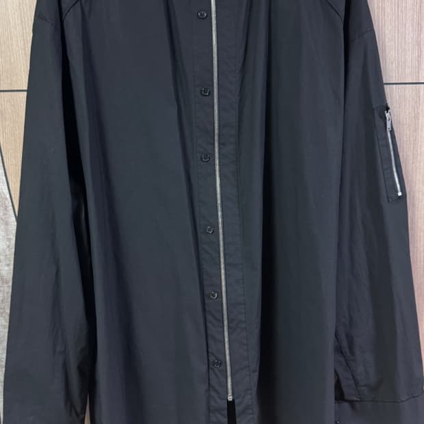 준지 18ss 마원셔츠 블랙 44