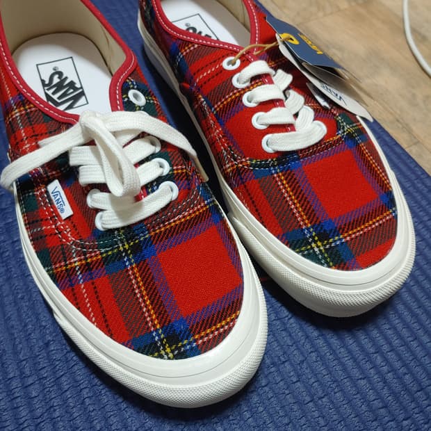 반스 × 펜들턴 타탄체크 한정제품(265 신품)