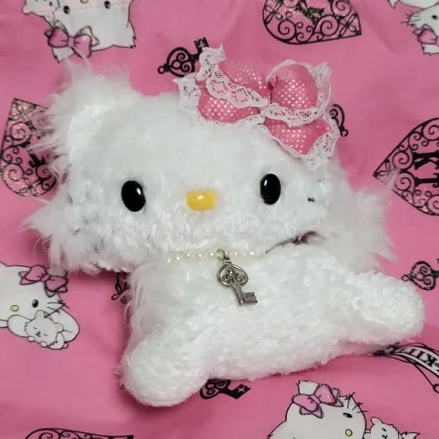 산리오 달리는 챠미키티 뽀실 챠미 마스코트 누이 고전키티 빈티지