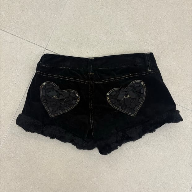 sugar gloss mars 코듀로이 하트 숏츠